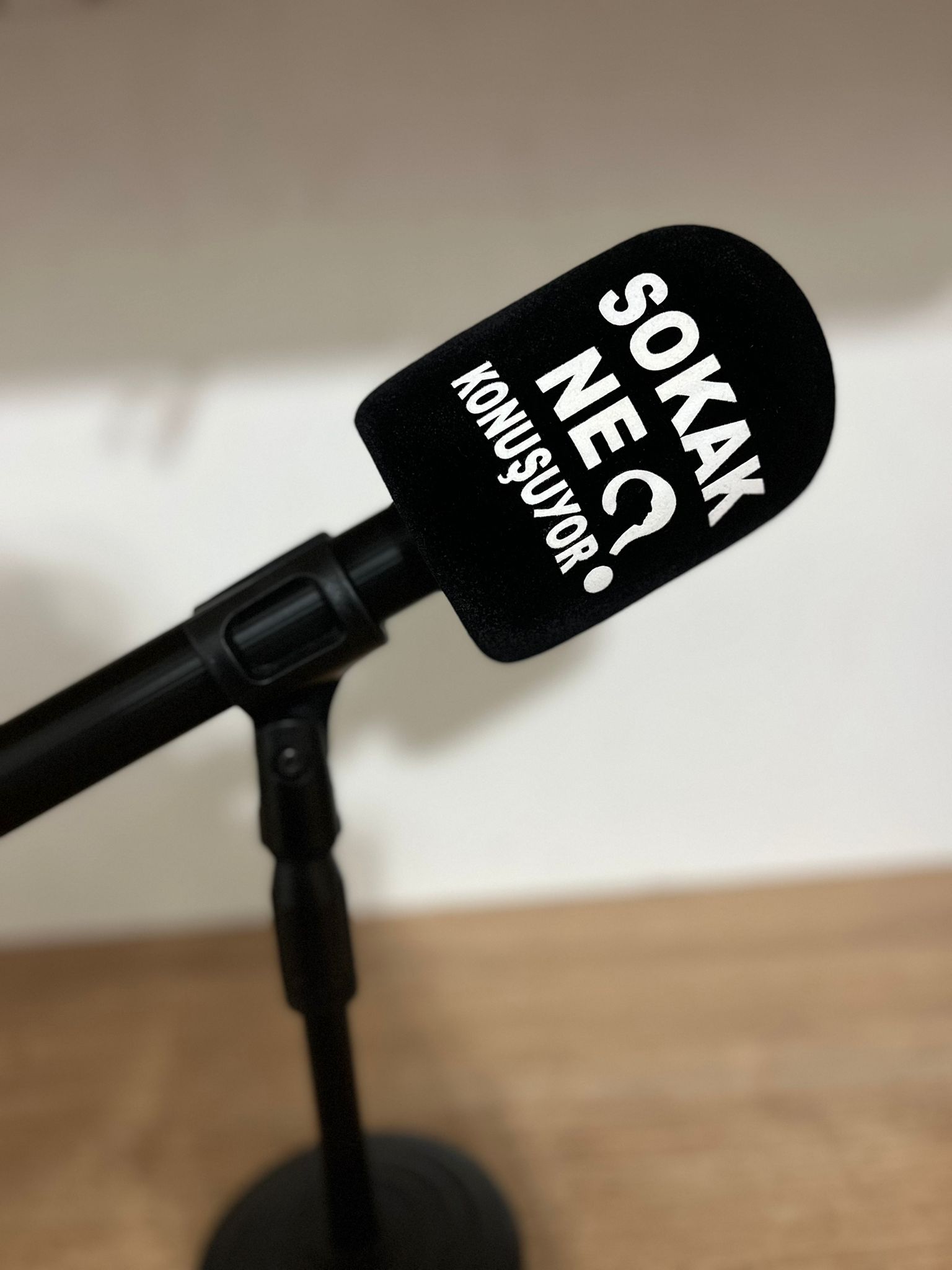 Silindir Mikrofon Süngeri logo baskılı mikrofon süngeri görseli